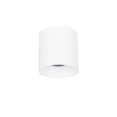 Luminosa Altisma 9.5cm Surface Mounted Downlight Matt White 4000K ...