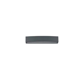 Luminosa Andromeda  2 Light Outdoor Large Up Down Wall Light Anthracite, Putty IP54, E27