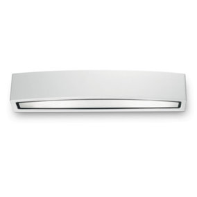 Luminosa Andromeda  2 Light Outdoor Large Up Down Wall Light White, Putty IP54, E27