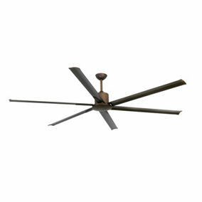 Luminosa Andros Brown 6 Blade Ceiling Fan With DC Motor