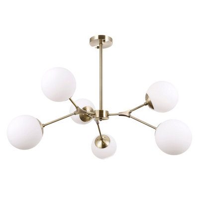 Luminosa Annes Modern 6 Light Globe Ceiling Light, E14