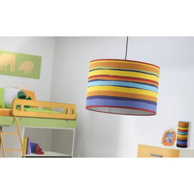 Luminosa Arcobaleno Cylindrical Table Lamp, Rainbow
