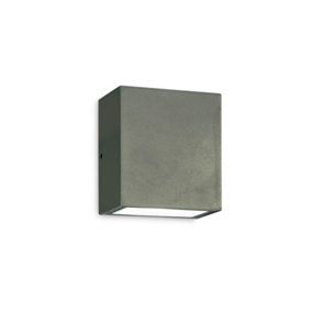 Luminosa Argo LED Outdoor Cubic Up & Down Wall Light Anthracite IP65, 3000K