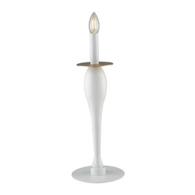 Luminosa ARMSTRONG Table Lamp White 18x45cm