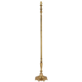 Luminosa Asquith 1 Light Floor Lamp Solid Brass - Base Only, B22
