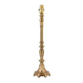 Luminosa Asquith 1 Light Table Lamp Solid Brass - Base Only, B22