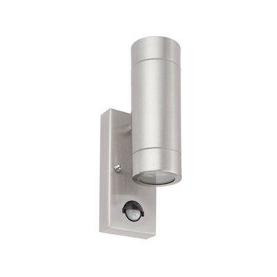 Luminosa Atlantis 2 Light Outdoor PIR Up & Down Coastal Wall Light ...