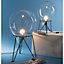 Luminosa AZUMA Table Lamp Transparent 27 38x63cm