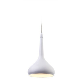Luminosa Bar LED 18 Light Ceiling Pendant White, White Inside