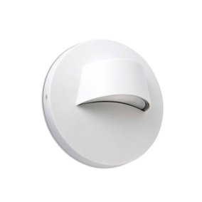 Luminosa Brow LED Outdoor Wall Light White IP44