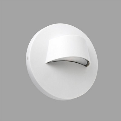 Luminosa Brow LED Outdoor Wall Light White IP44