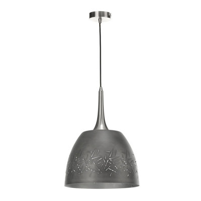 Luminosa Bruk Dome Pendant Ceiling Light, Concrete