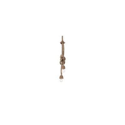 Luminosa Canapa  2 Light Ceiling Pendant Brown, E27