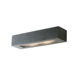 Luminosa Candida Concrete Wall Lamp Grey, E14
