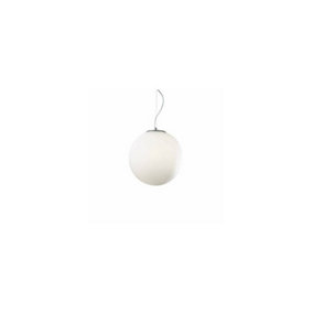 Luminosa Candy 1 Light Medium Globe Ceiling Pendant White, E27