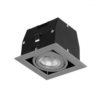 Luminosa Cardan 1 Light Recessed Downlight Grey