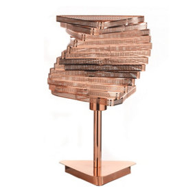Luminosa Cartoccio Designer Table Lamp, Copper