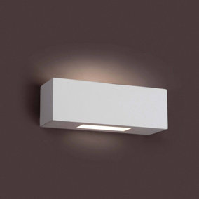 Luminosa Cheras 1 Light Indoor Wall Light White Plaster, G9
