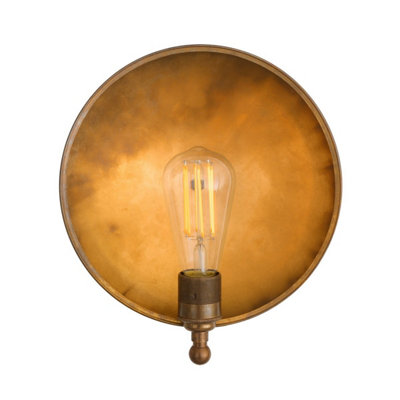 Luminosa Chulainn Wall Light, Antique Brass