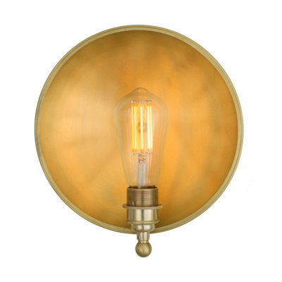 Luminosa Chulainn Wall Light, Satin Brass