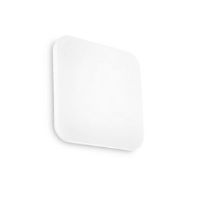 Luminosa CLARA Square LED Flush Ceiling Light White, 3000K, Non-Dim