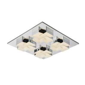 Luminosa Clarise Modern Shade Cluster Ceiling Light LED, 3000K