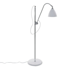 Luminosa Classic Floor Lamp White 1 Light , E14