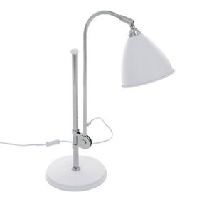 Luminosa Classic Table Lamp White 1 Light , E14