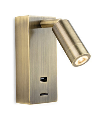 Wall lights with 2024 usb port