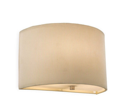 Luminosa Clio 1 Light Up & Down Wall Light Cream, E27