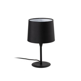 Luminosa Conga Table Lamp Round Tapered Black, E27