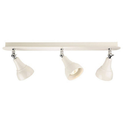 Luminosa Country 3 Light Spotlight Bar Cream, GU10