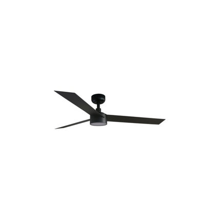 Luminosa Cruiser Large Led Black DC Ceiling Fan 6 Speed