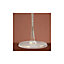 Luminosa D'Oro Multi Arm Floor Lamp, Glass Shades, 3x E14