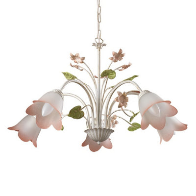 Luminosa D'Oro Multi Arm Pendant Ceiling Light, 5x E14