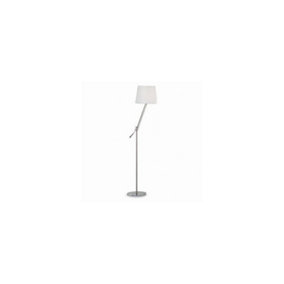 Luminosa Daddy 1 Light Floor Lamp White, E27