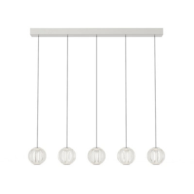 Luminosa Diamond LED Bar Pendant Ceiling Light Transparent 3000K