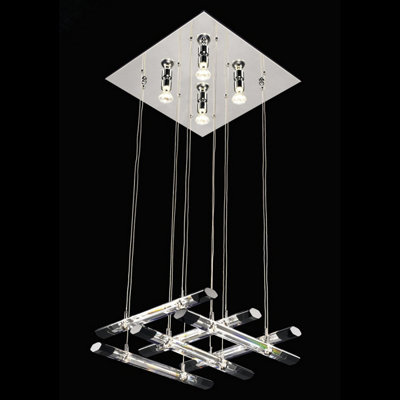Luminosa Diamond Modern 16 Light Pendant Ceiling Light, GU10 + G4