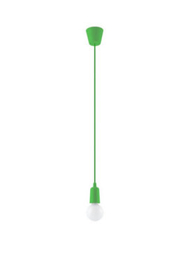 Luminosa Diego 1 Light Ceiling Pendant Green