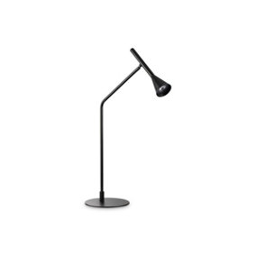 Luminosa DIESIS Dimmable Integrated LED Table Lamp Black, In-Built Switch, 3000K