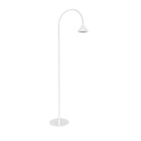 Luminosa Ding LED Floor Lamp White 520lm 3000K