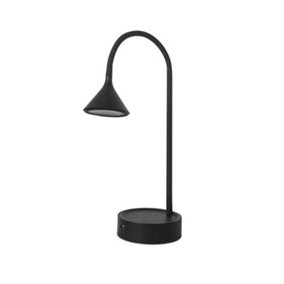 Luminosa Ding LED Table lamp Black 520lm 3000K