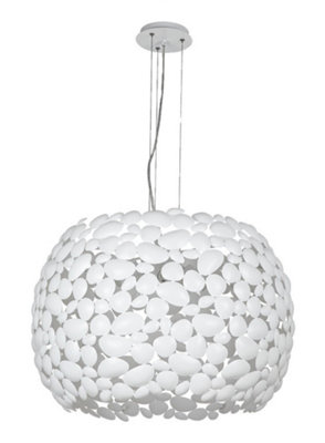 Luminosa DIONISO 5 Light Pendant Ceiling Light White 65x40.5cm