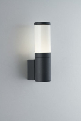 Luminosa Discovery Outdoor LED Modern Wall Light, Anthracite, IP54, 4000K
