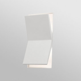 Luminosa Domino Integrated LED Up & Down Wall Light White