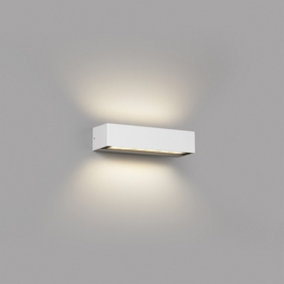 Luminosa Doro-13 Integrated LED Up Down Lighter Outdoor Wall Light White, 3000K, IP65