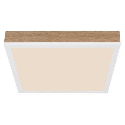 Luminosa Doro 30cm Flush Ceiling Light White Matt LED 3000K