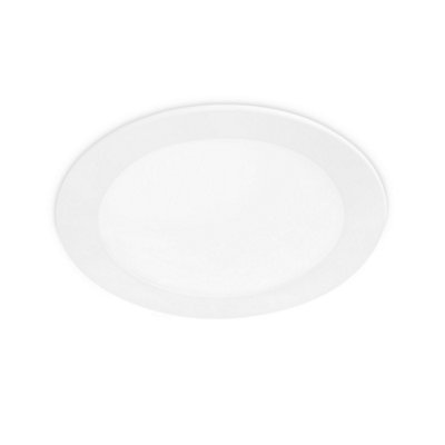 Luminosa Easy Round 225Mm Smart LED Recessed Downlight White, IP54 15.5W 3000K