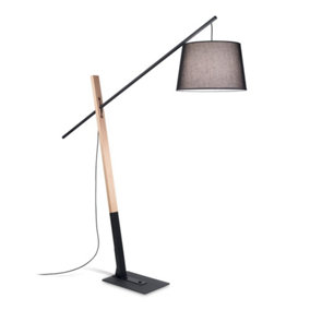 Luminosa Eminent Indoor Floor Lamp 1 Light Black, E27