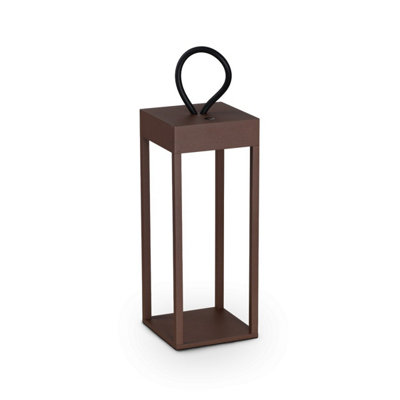 Luminosa Enya LED Dimmable Outdoor Portable Lamp Coffee 3000K IP54
